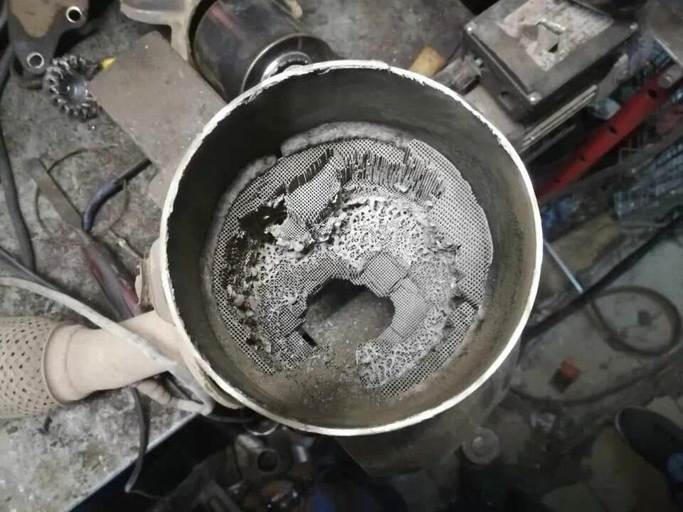 Проверка загрязнения катализатора